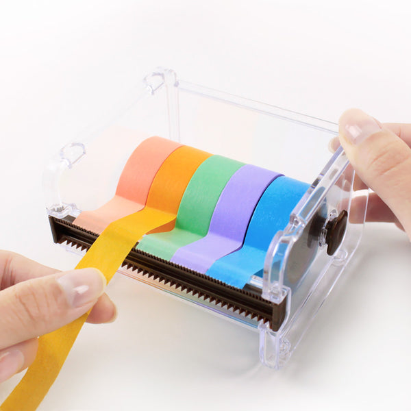nice washi / maksing tape holder storage box can cut collect tapes as birthday Christmas gifts