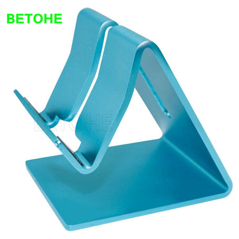 BETOHE Universal Aluminum Metal Mobile Phone Tablet Desk Holder Stand for iPhone 7 / 7 Plus 6s 6 5s 5 Cellphone for Ebook