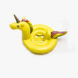 Dupplies Inflotable Sofa Summer Swimming Pool Unicorn Cartoon Baby Floating Row Rainbow Horse Kids Swim Ring