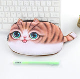 Creative Funny Cat Pencil Bag , Fashionable Cute Cat Pencil Bag for School Kids as Coin Bags