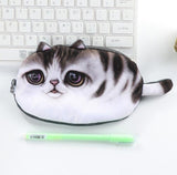 Creative Funny Cat Pencil Bag , Fashionable Cute Cat Pencil Bag for School Kids as Coin Bags