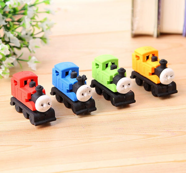 1pcs/lot  Kawaii Thomas design Eraser funny students' gift Prize kids's Puzzle Toy office school Stationery supplies