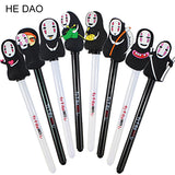 8 Pcs / Pack New Arrival Japan Hayao Miyazaki Cartoon Gel Ink Pen Promotional Gift Stationery Novelty Needle Fountain Pen