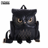 Fashion Cute Owl Backpack Women Cartoon School Bags For Teenagers Girls PU Leather Women Backpack 2016 Brands Mochila Sac A Dos