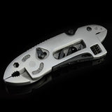 Outdoor Multitool pliers Adjustable Wrench Jaw hand tools +Screwdriver+Pliers+Knife Multitool knife Set Survival Gear BS