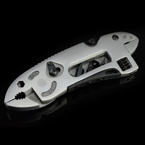Outdoor Multitool pliers Adjustable Wrench Jaw hand tools +Screwdriver+Pliers+Knife Multitool knife Set Survival Gear BS