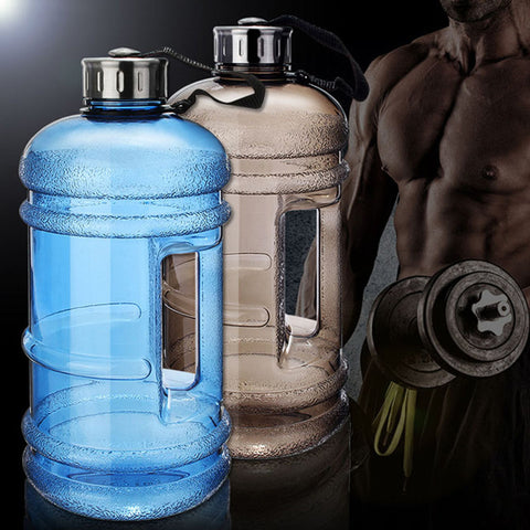 2.2L Large Capacity Water Bottles Outdoor Sports Gym Half Gallon Fitness Training Camping Running Workout Water Bottle